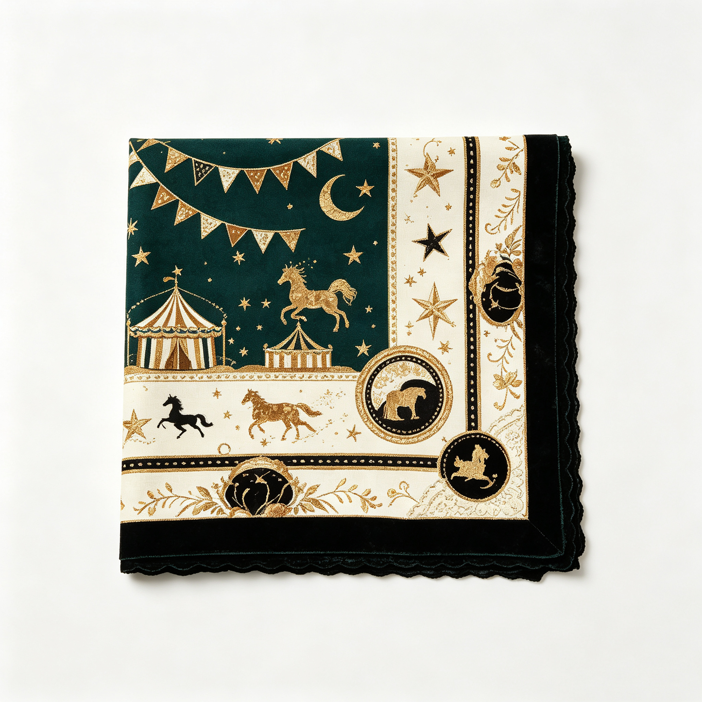 Vintage Circus Print Tablecloth